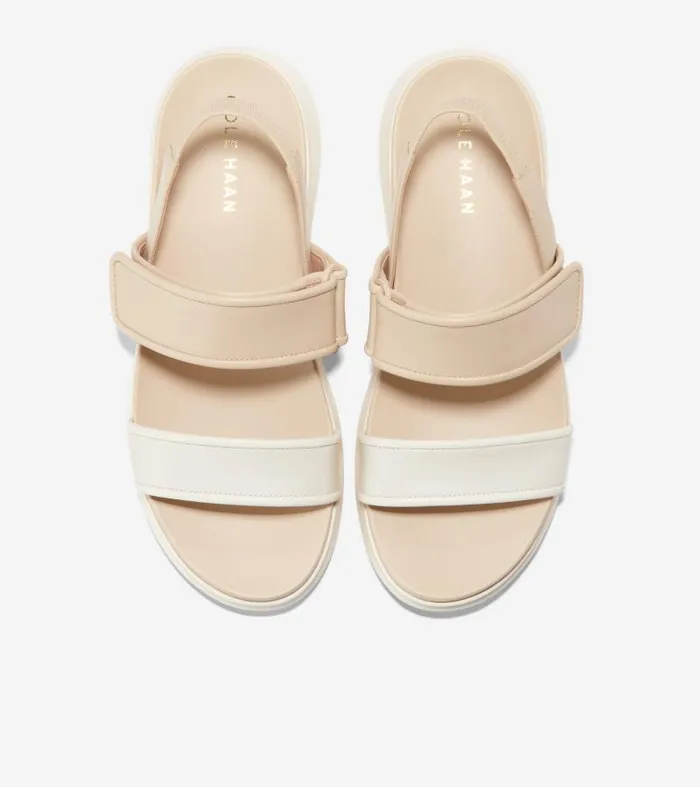 Women Women039s ZERGRAND MERITT SANDAL Beige Cole Haan Sandals