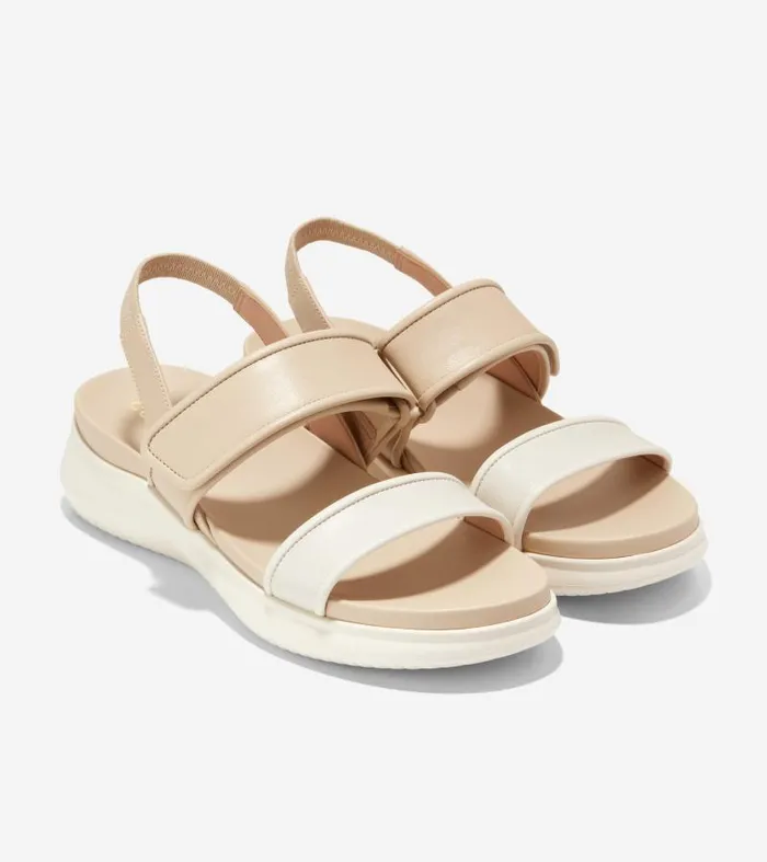 Women Women039s ZERGRAND MERITT SANDAL Beige Cole Haan Sandals