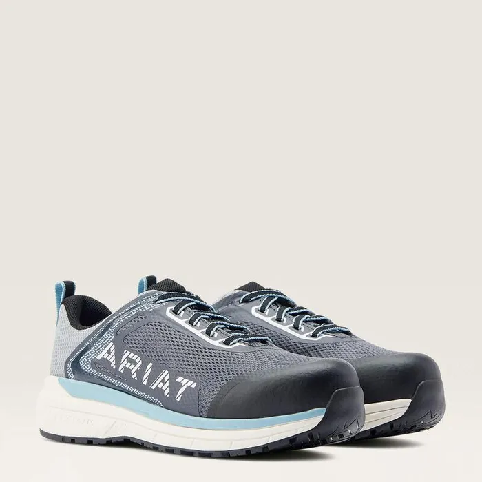 Women Work Boots and Shoes Ariat Outpace SD Composite Toe Work Shoe Ebony