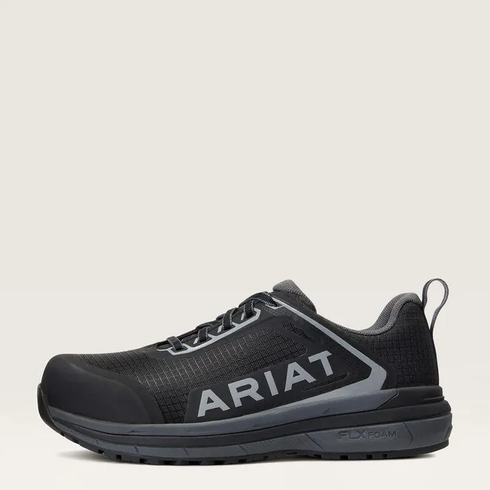 Women Work Boots and Shoes Ariat Outpacetrade Composite Toe Safety Shoe Black Women Work Boots and Shoes Ariat Outpacetrade Composite Toe Safety Shoe Black
