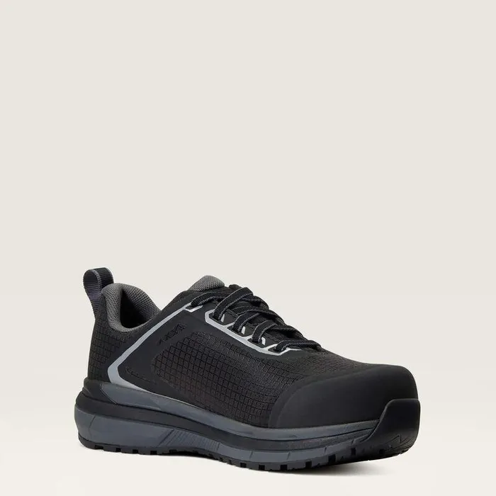 Women Work Boots and Shoes Ariat Outpacetrade Composite Toe Safety Shoe Black Women Work Boots and Shoes Ariat Outpacetrade Composite Toe Safety Shoe Black