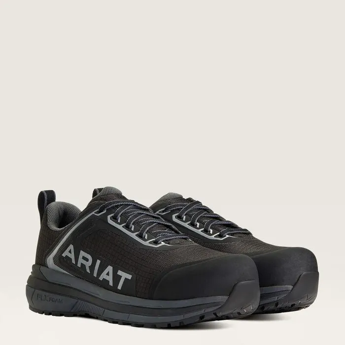 Women Work Boots and Shoes Ariat Outpacetrade Composite Toe Safety Shoe Black Women Work Boots and Shoes Ariat Outpacetrade Composite Toe Safety Shoe Black