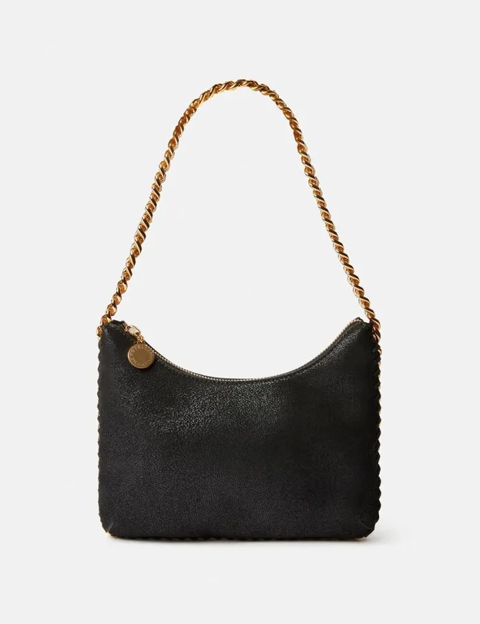Women Zipped Falabella Mini Bag Black Stella McCartney Mini Bags And Clutches