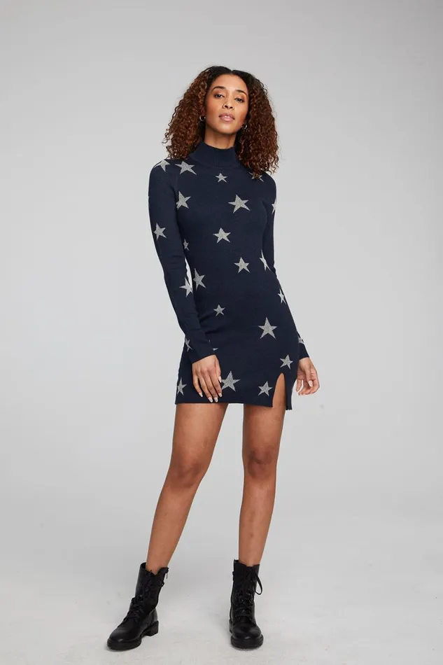 Womens Dresses Chaser Brand Edita Star Struck Mini Dress