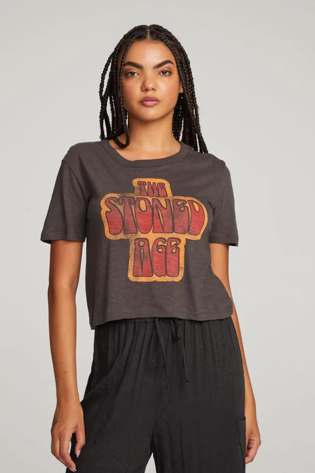 Womens Graphics Chaser Brand Stoned Age Tee