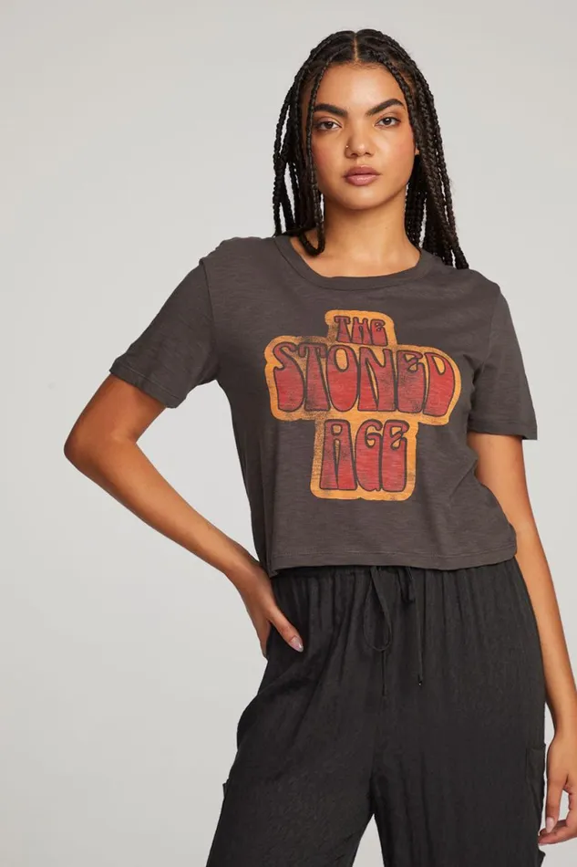 Womens Graphics Chaser Brand Stoned Age Tee
