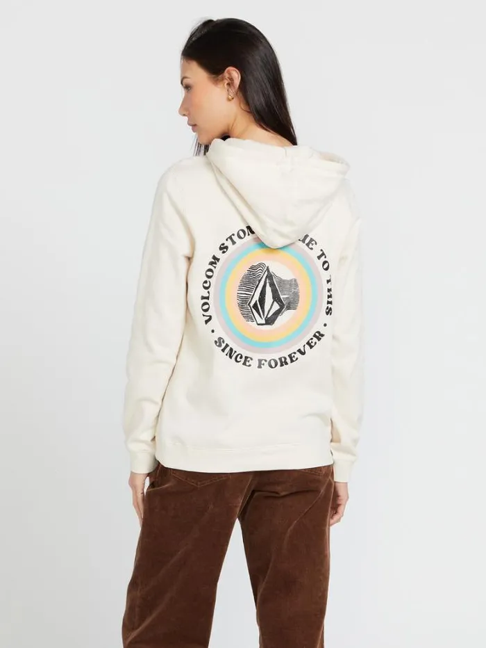 Womens Hoodies and Sweatshirts Volcom Truly Deal II Hoodie 8211 Cloud