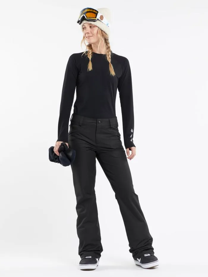 Womens Pants Volcom Hallen Pants 8211 Black