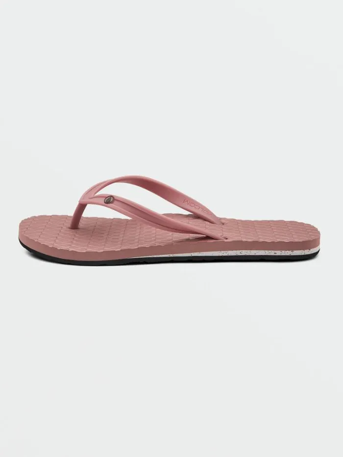 Womens Sandals Volcom Eco Concourse Sandals 8211 Rosewood