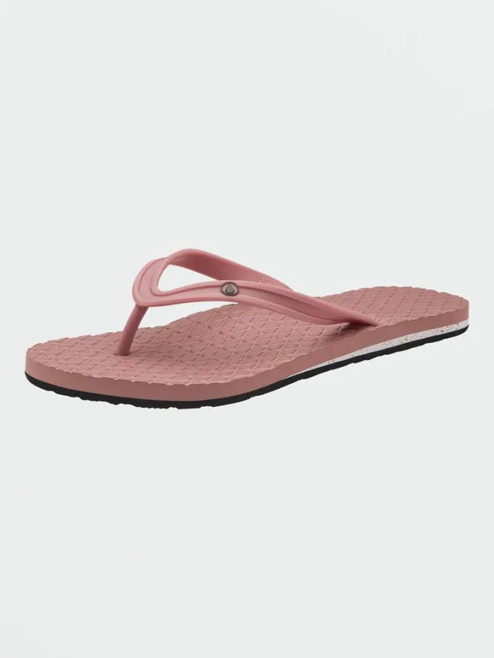 Womens Sandals Volcom Eco Concourse Sandals 8211 Rosewood