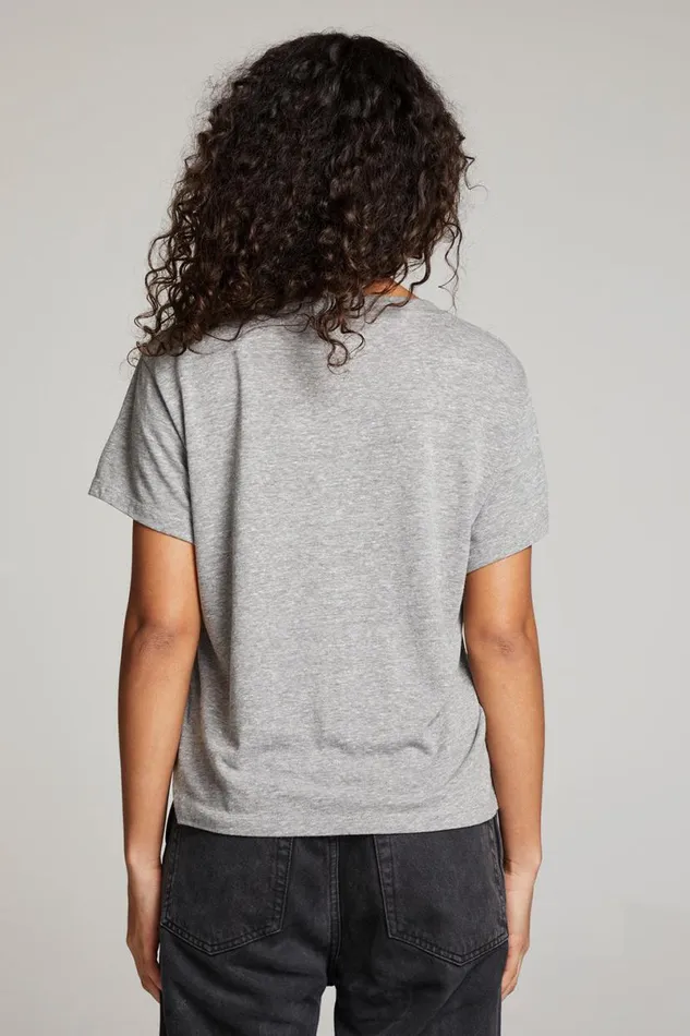 Womens Tops Chaser Brand Broken Heart Tee