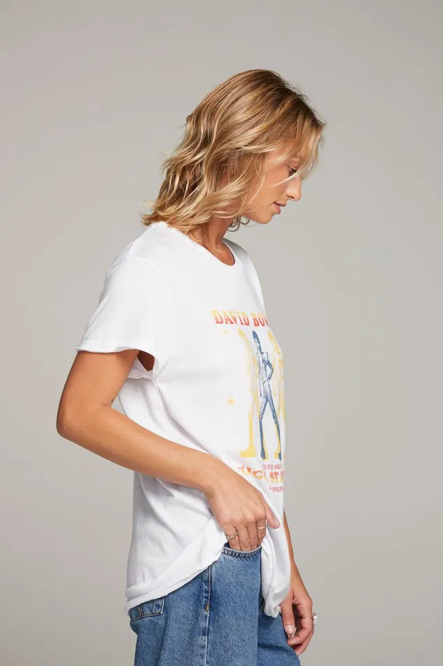 Womens Tops Chaser Brand David Bowie Ziggy Stardust Tee