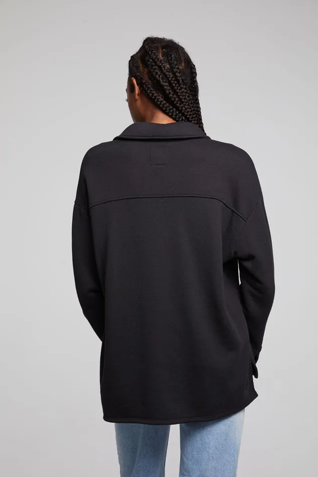 Womens Tops Chaser Brand Hyde Licorice Button Down