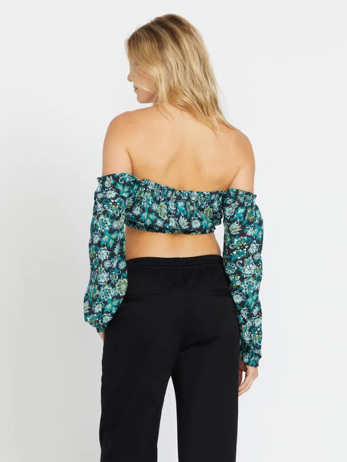 Womens Tops Volcom Beau Beau Top 8211 Vintage Black