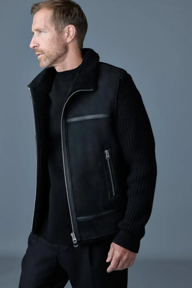 Wool Coats Men Mackage JONATHAN Mixedmedia Shearling Jacket Light Camelnatural Wool Coats Men Mackage JONATHAN Mixedmedia Shearling Jacket Light Camelnatural