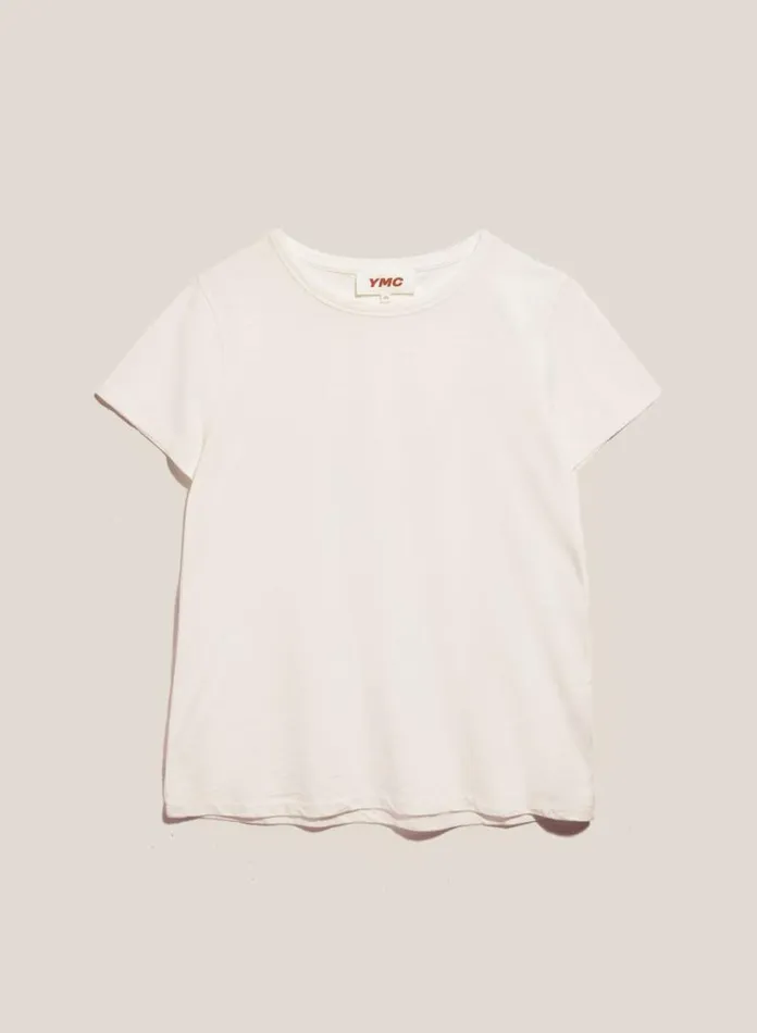 YMC Earth Day TShirt White Womens Earth