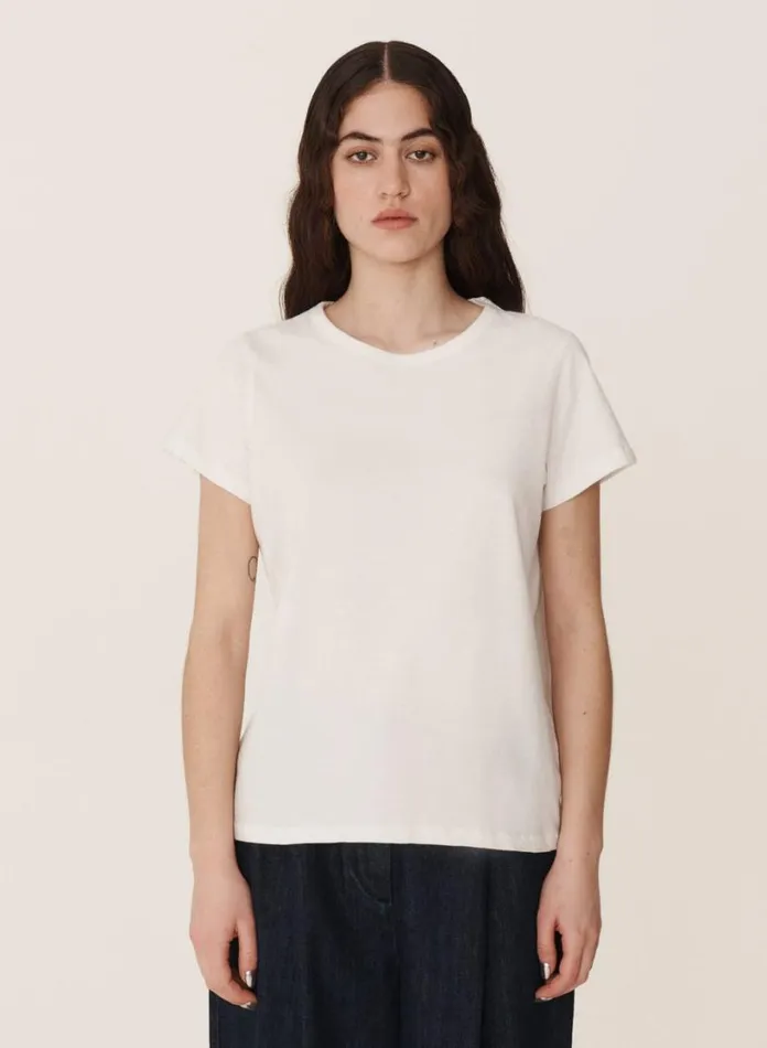 YMC Earth Day TShirt White Womens Earth