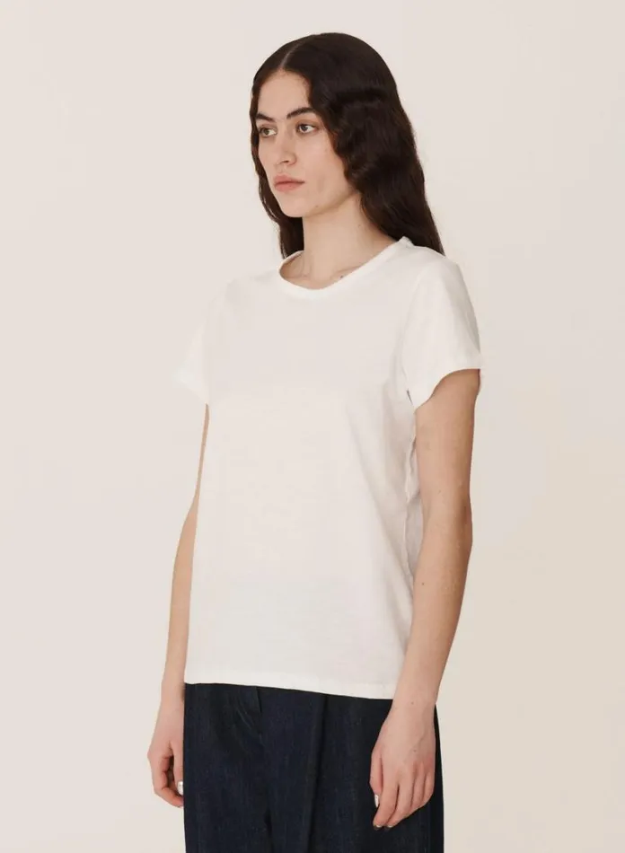 YMC Earth Day TShirt White Womens Earth