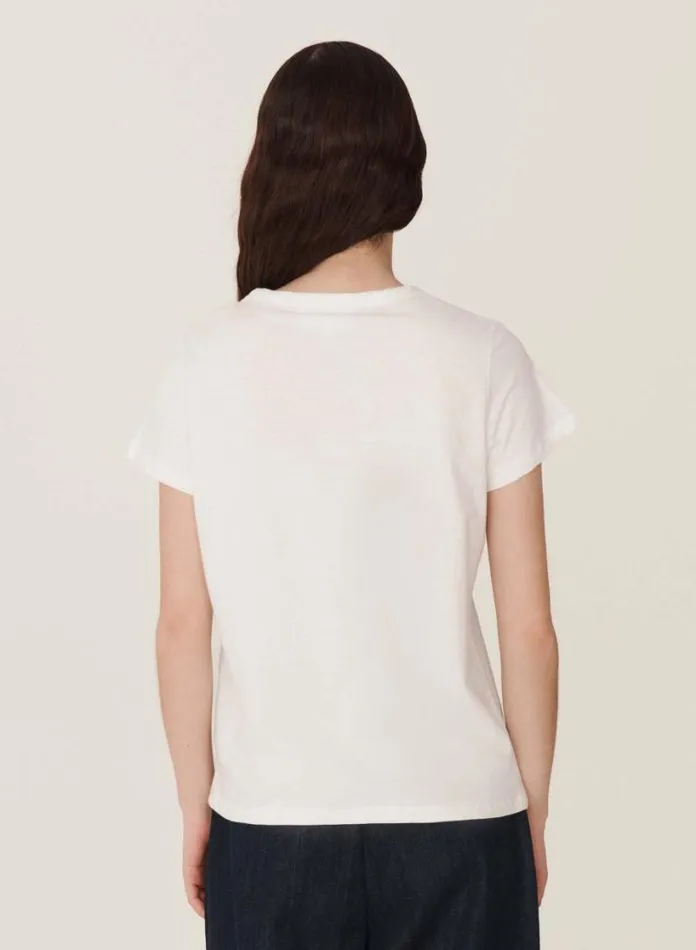 YMC Earth Day TShirt White Womens Earth