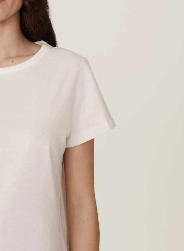 YMC Earth Day TShirt White Womens Earth