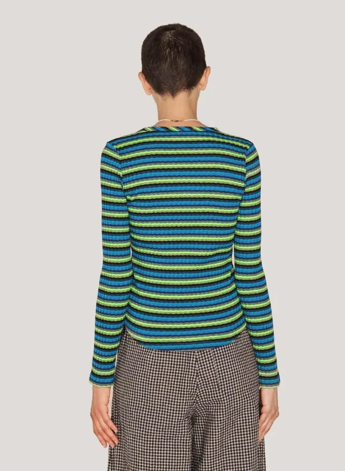 YMC Raindrops Top Multi Womens TShirts