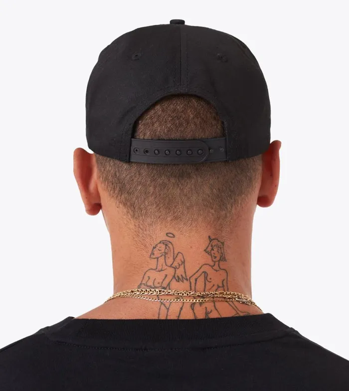 Zanerobe Accessories Men Script Snapback Black