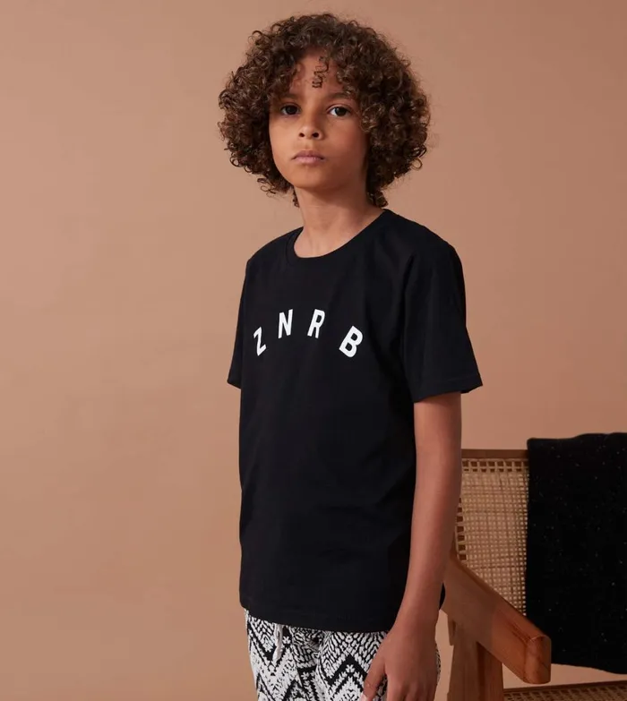 Zanerobe Kids Men Kids ZNRB Box Tee Black