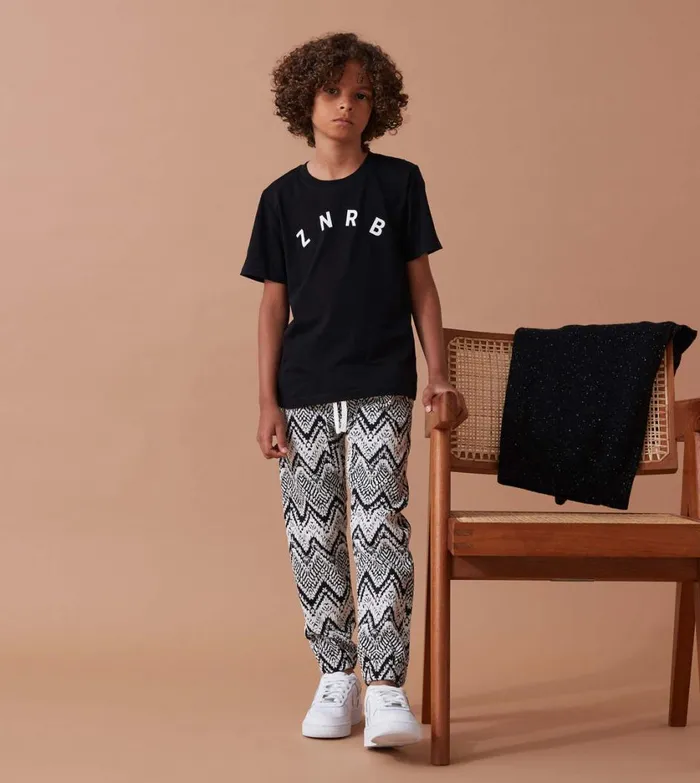Zanerobe Kids Men Kids ZNRB Box Tee Black