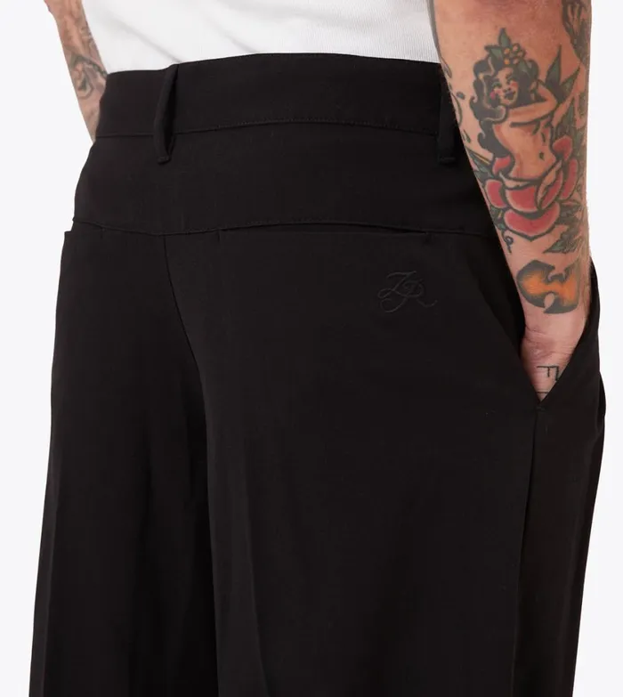 Zanerobe Pants Men Herringbone Flow Pant Black